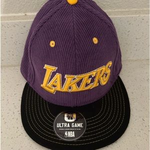 NBA Lakers Purple and Black Cap